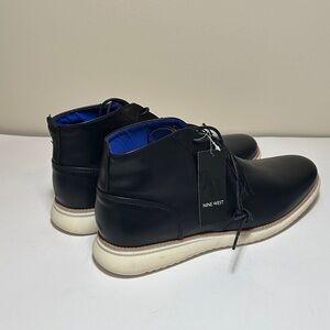 Nine West Men's Black Chukka Boots with White Sole